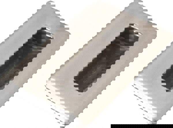 109.5mm Overall Width x 64mm Overall Height, 14.5mm Recess Depth, Satin Sheet Metal Recessed Pull with M4 Stud