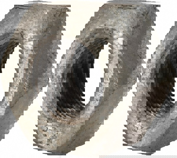 Hex Nut: 1-3/8 - 6, A194 Grade 2H Steel, Hot Dipped Galvanized Finish