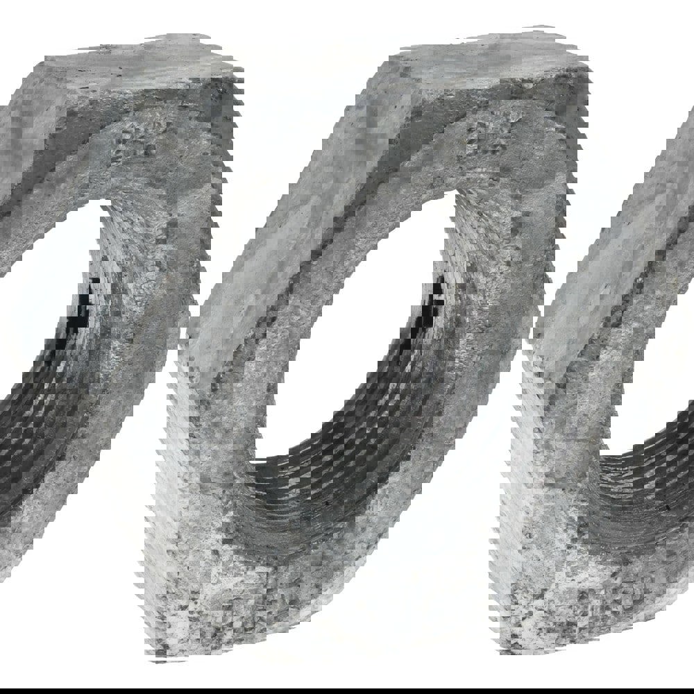 Hex Nut: 1-3/4 - 5, A194 Grade 2H Steel, Hot Dipped Galvanized Finish