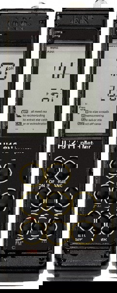 -2 to 16 pH, pH/mV/Temp Meter