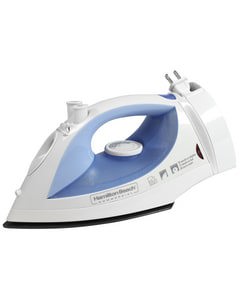 IRON AUTO OFF RETRACT CORD BLUE WHT