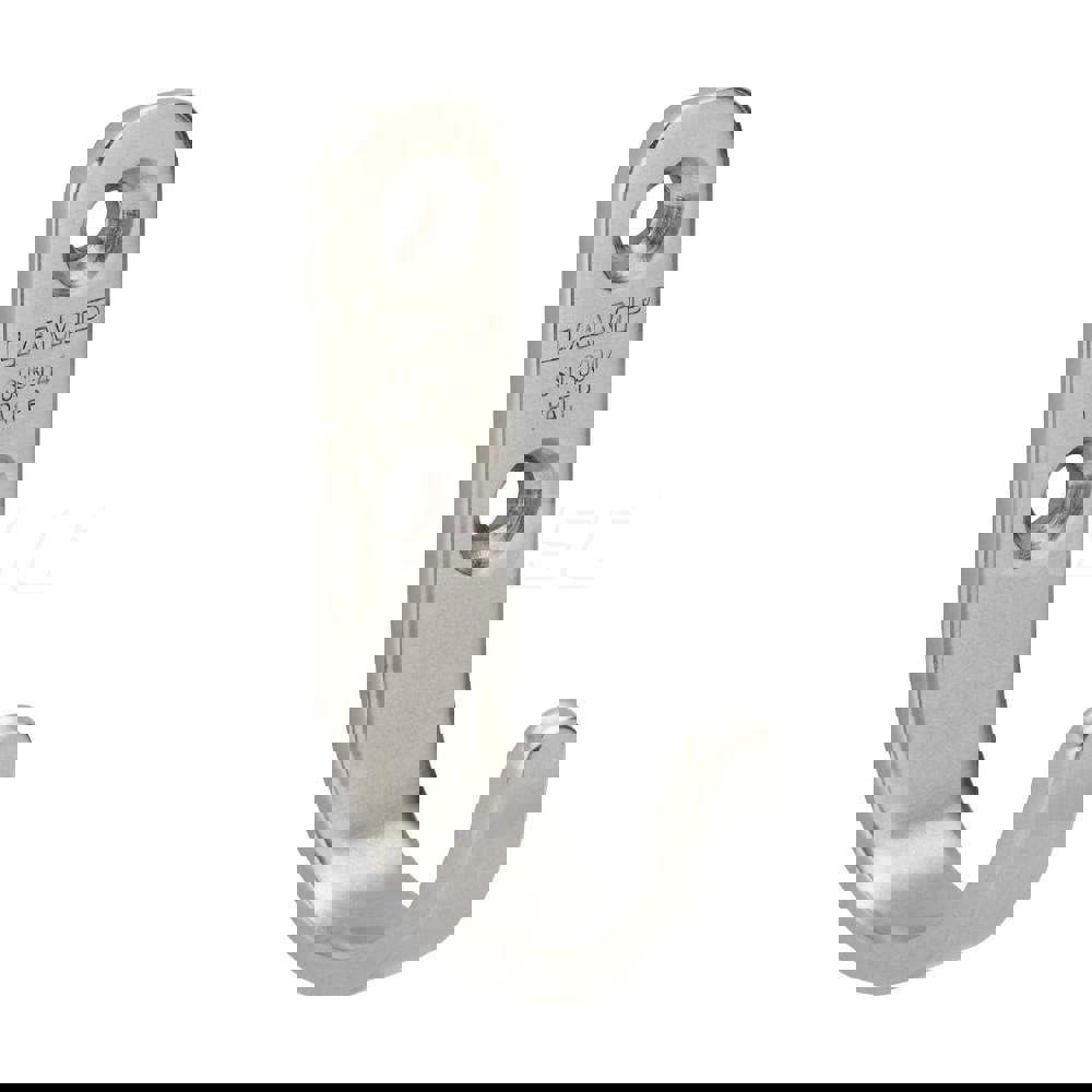 Storage Hook: 22 lb Load Capacity, 304 Stainless Steel