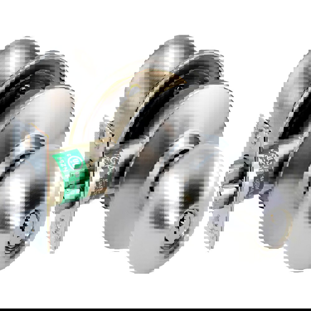 Knob Locksets; Type: Entrance ; Key Type: Keyed Different ; Material: Metal ; Finish/Coating: Satin Stainless Steel ; Compatible Door Thickness: 1-3/8