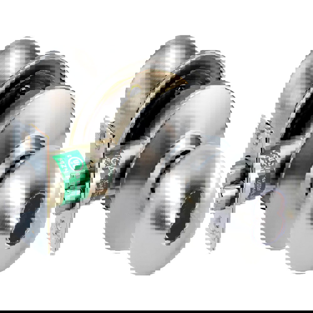 Knob Locksets; Type: Entrance ; Key Type: Keyed Different ; Material: Metal ; Finish/Coating: Satin Stainless Steel ; Compatible Door Thickness: 1-3/8