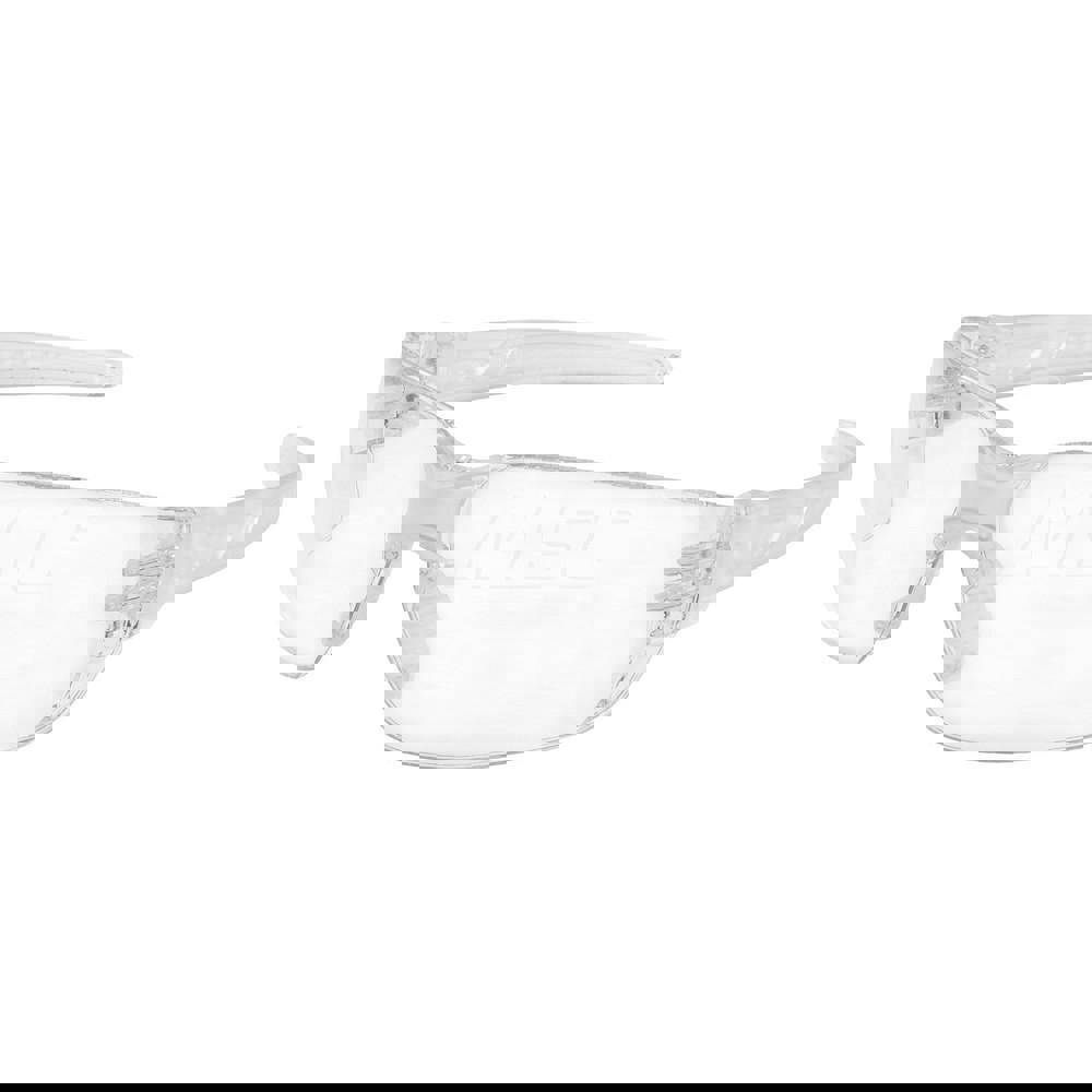 Safety Glasses: Anti-Fog, Polycarbonate, Clear Lenses, Frameless