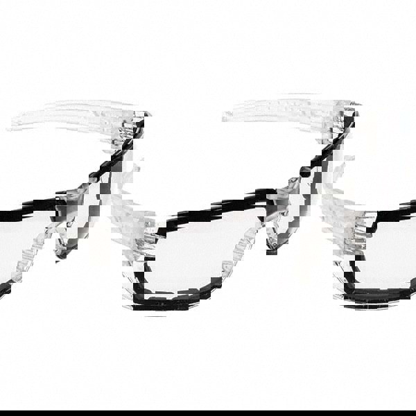 Safety Glasses: Anti-Fog, Polycarbonate, Clear Lenses, Frameless