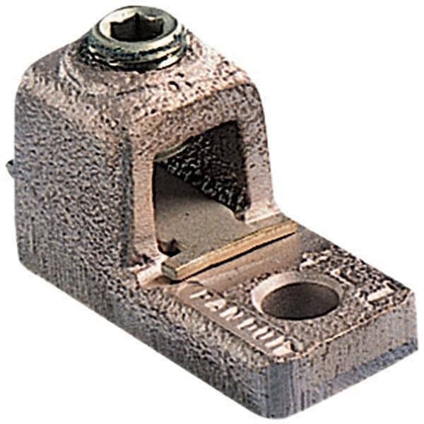 Square Ring Terminal: Non-Insulated, 2/0 to 4/0 AWG, Lug Connection