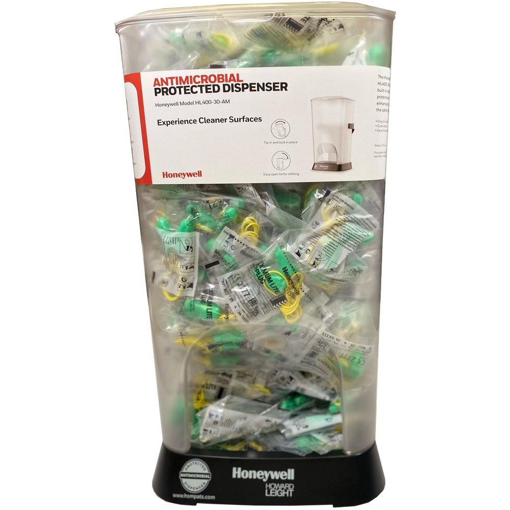 Earplug Dispensers & Refills; Dispenser Material: Plastic ; Plug Material: PU Foam ; Earplugs Included: Earplugs Included ; Plug Shape: Contoured T-Shape ; Noise Reduction Rating (dB): 30.00 ; Dispensing Method: Pull Out