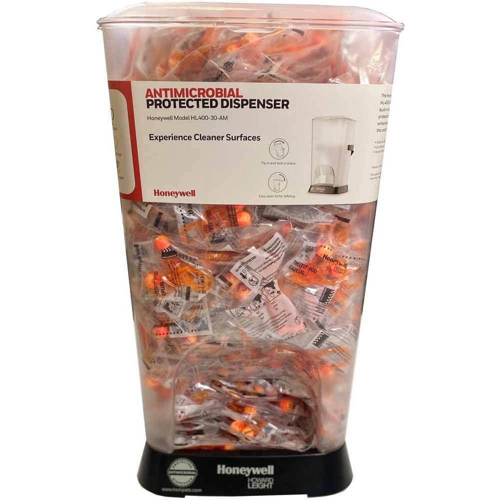 Earplug Dispensers & Refills; Dispenser Material: Plastic ; Plug Material: PU Foam ; Earplugs Included: Earplugs Included ; Plug Shape: Push-to-Fit ; Noise Reduction Rating (dB): 28.00 ; Dispensing Method: Pull Out