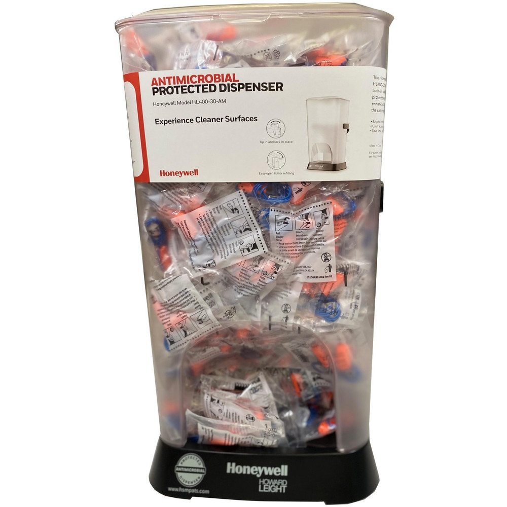 Earplug Dispensers & Refills; Dispenser Material: Plastic ; Plug Material: PVC ; Earplugs Included: Earplugs Included ; Plug Shape: Flanged ; Noise Reduction Rating (dB): 32.00 ; Dispensing Method: Pull Out
