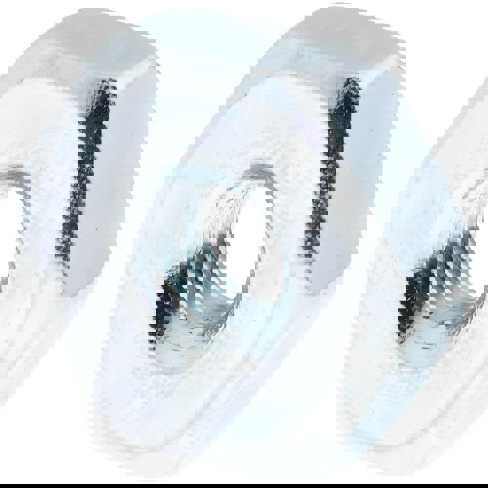 Hex Nut: #5-40, Grade 2 Steel, Zinc Clear Finish