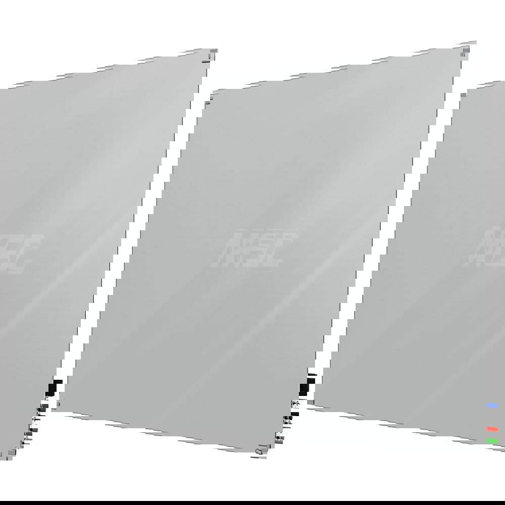 Whiteboards & Magnetic Dry Erase Boards; Height (Inch): 36 ; Width (Inch): 48 ; Color: Gray ; Includes: Acrylic Accessory Holder; Board; Eraser; (4) Markers; (4) Rare Earth Magnets; Stand-Offs