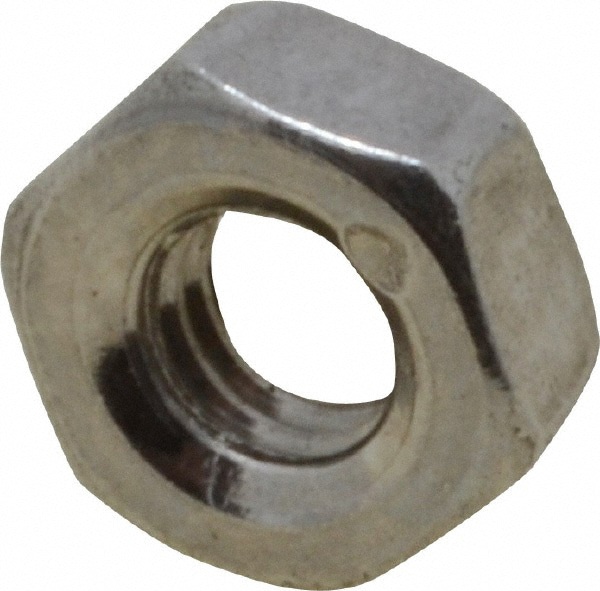 Hex Nut: M3 x 0.50, Grade 316 & Austenitic Grade A4 Stainless Steel, Uncoated