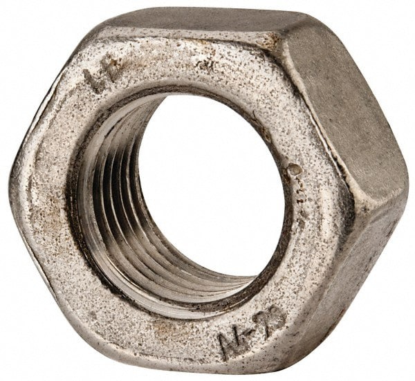 Hex Nut: M27 x 3, Grade 316 & Austenitic Grade A4 Stainless Steel, Uncoated
