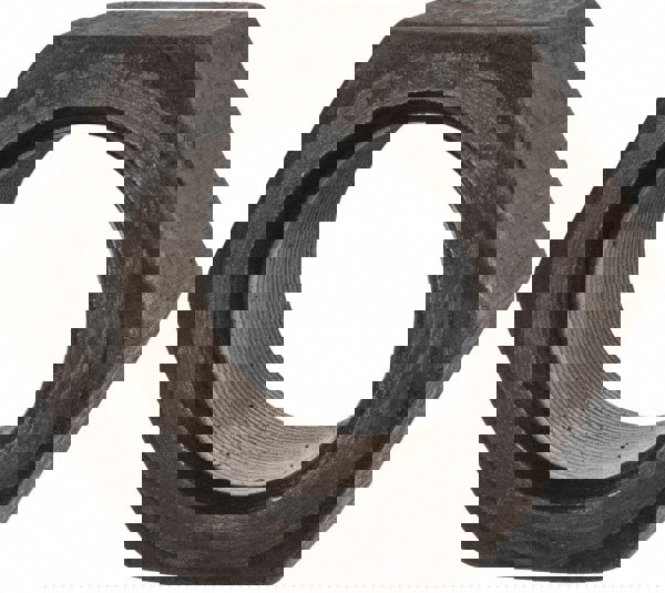 Hex Nut: 2-1/4 - 12, Grade 2 & Grade A Steel, Uncoated