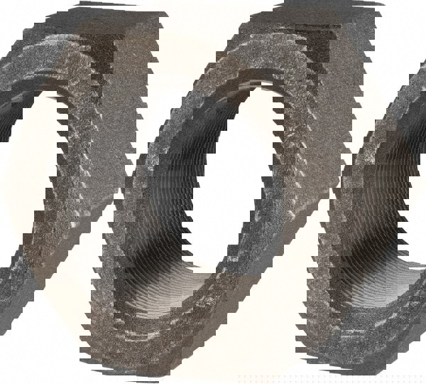 Hex Nut: 2-1/2 - 12, Grade 2 & Grade A Steel, Uncoated