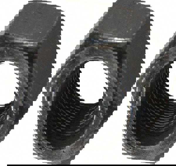 Hex Nut: 9/16-18, Grade 8 Steel, Bright/Uncoated Finish