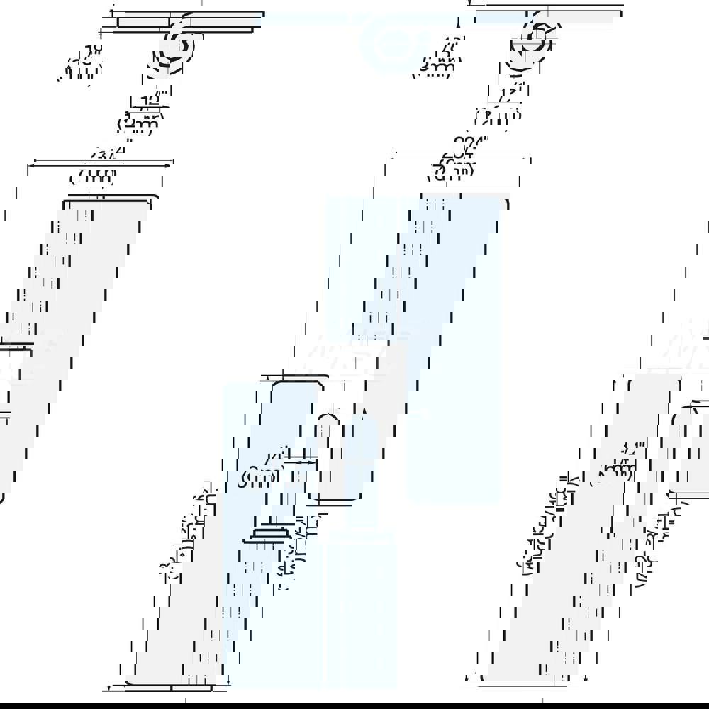 Residential Hinges; Width (Inch): 2-3/4 ; Additional Information: Hand: Right; Knuckles: 2 ; Finish/Coating: Mirror
