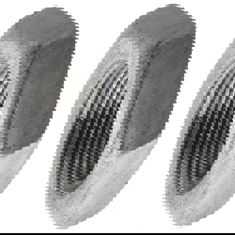Hex Nut: 3/4-10, Grade A Steel, Hot Dipped Galvanized Finish