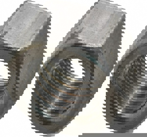 Hex Nut: 7/8-9, Grade 2 Steel, Uncoated