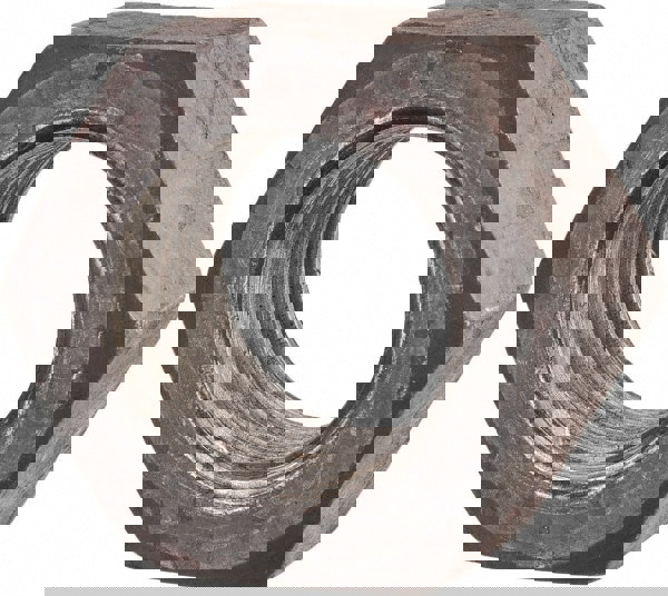 Hex Nut: 1-3/8 - 6, Grade 2 & Grade A Steel, Uncoated