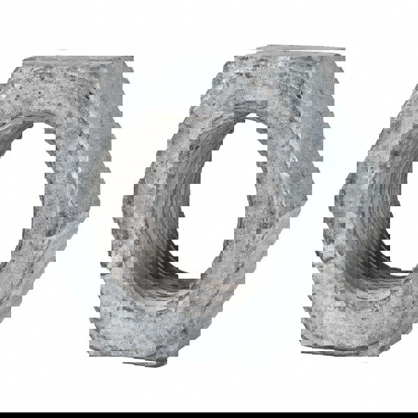 Hex Nut: 1-1/2 - 6, Grade A Steel, Hot Dipped Galvanized Finish