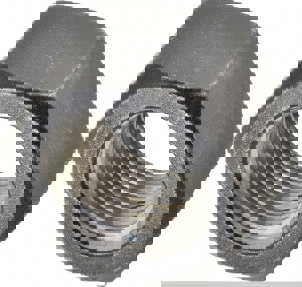 Hex Nut: 1-1/2 - 6, Grade 2 Steel, Uncoated