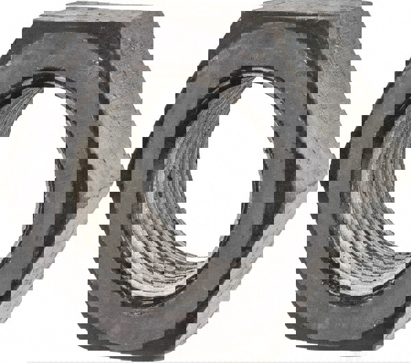 Hex Nut: 2-1/4 - 4-1/2, Grade 2 & Grade A Steel, Uncoated