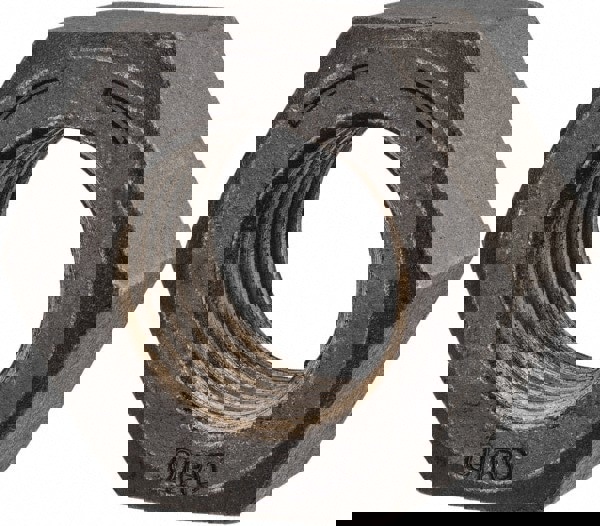 Hex Nut: 1-3/8 - 6, Grade 8 Steel, Uncoated