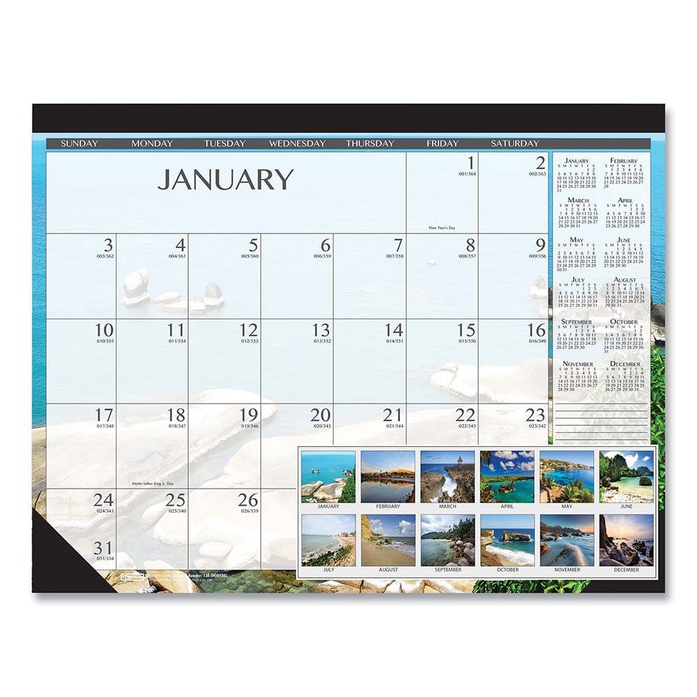 CALENDAR,DESK,SEASCAPE