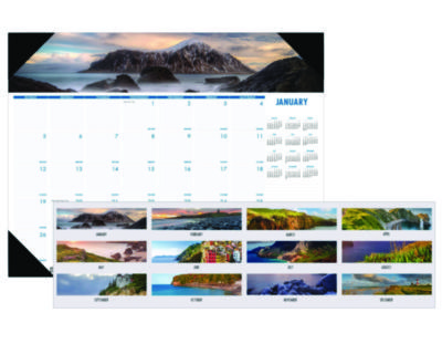 DESK PAD,COMPCT,COASTLINE