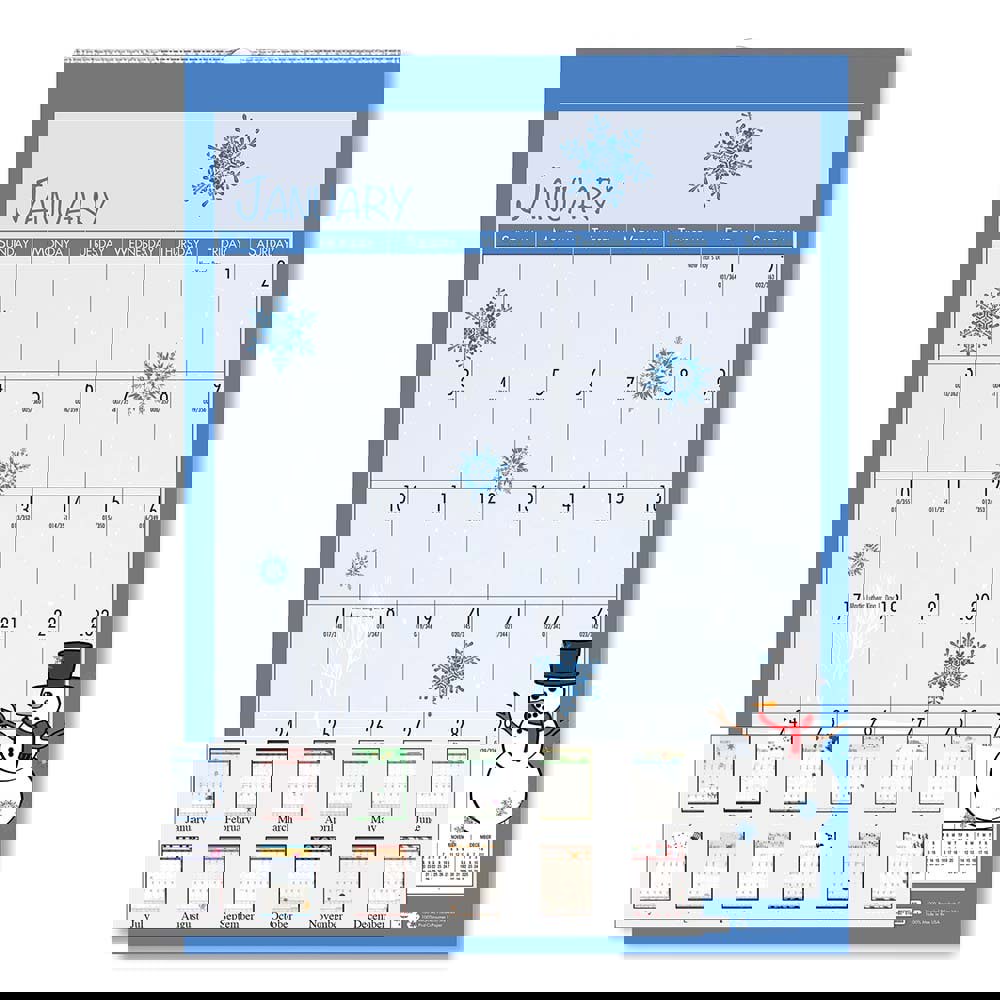 CALENDAR,WALL,SEASONL,LG