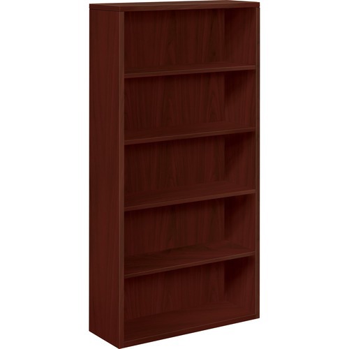 The HON Company Bookcase, 5 Fixed Shelv