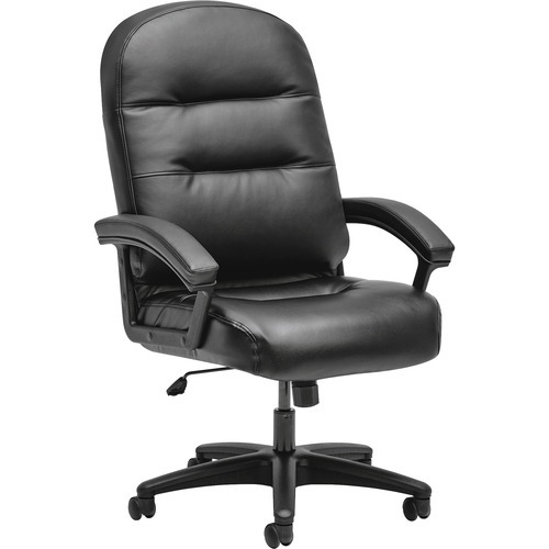 Task Chair: Leather, Adjustable Height, 16 to 21
