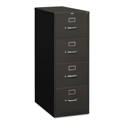Vertical File Cabinet: 4 Drawers, Steel, Charcoal