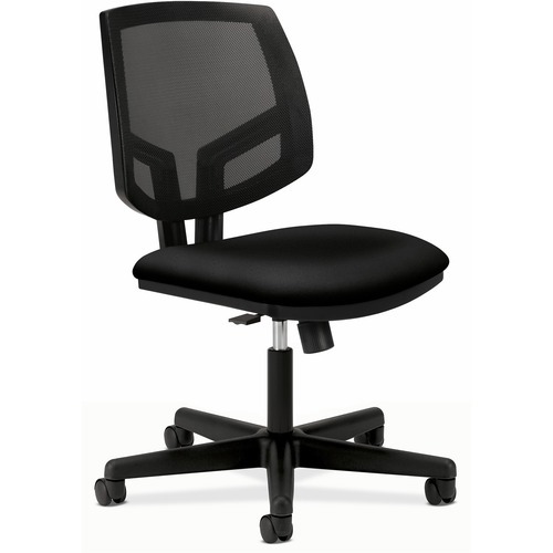 Task Chair: Polyester, Adjustable Height, 17-1/4 to 21-7/8