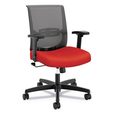 Task Chair: Fabric, Adjustable Height, 16-1/2 to 21