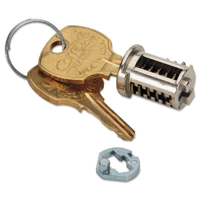 Removable Lock Core Replacement Kit: Chrome Finish
