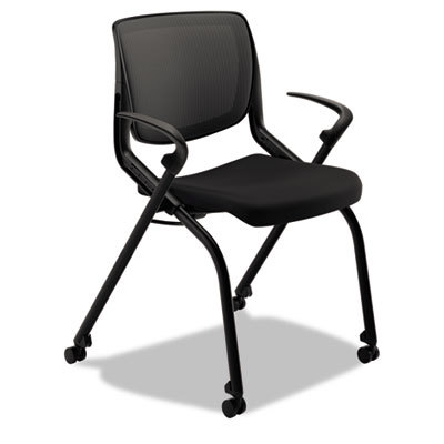 Motivate Seating Nesting/stacking Flex-Back Chair Black/onyx/black