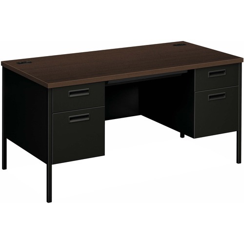 The HON Company Dble Pedestal Desk, 60