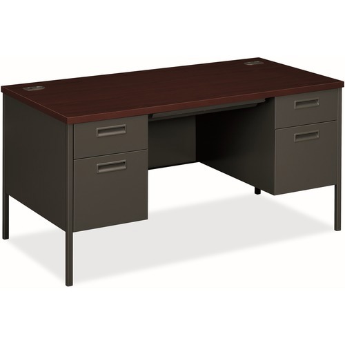The HON Company Double Pedestal Desk, 6