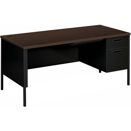 The HON Company Right Pedestal Desk, 66