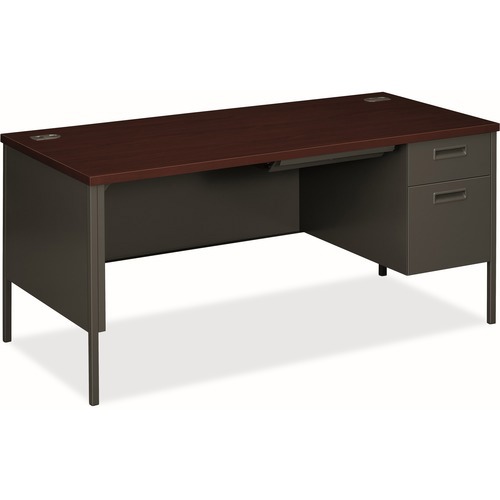 The HON Company Right Pedestal Desk, 66