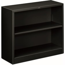 The HON Company 2 Shelf Metal Bookcase,