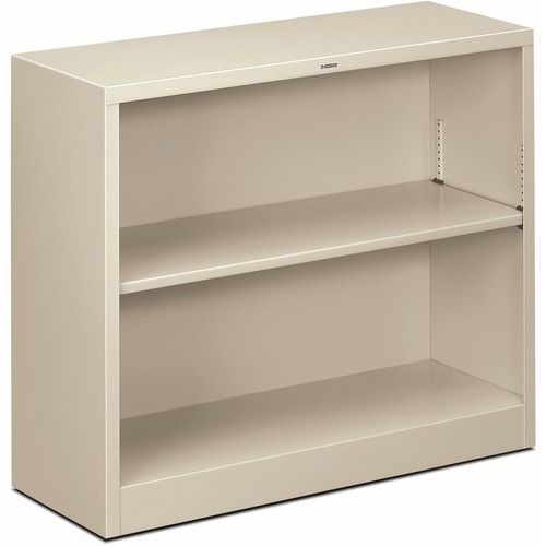The HON Company 2 Shelf Metal Bookcase,
