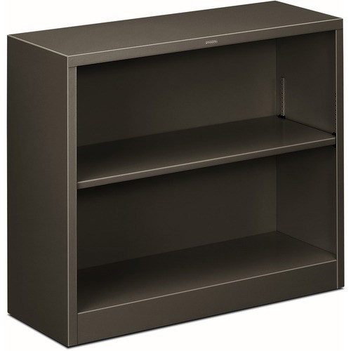 The HON Company 2 Shelf Metal Bookcase,