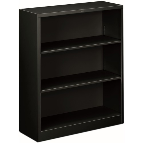 The HON Company 3 Shelf Metal Bookcase,