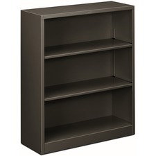 The HON Company 3 Shelf Metal Bookcase,