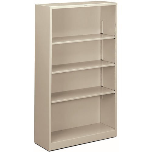 HON Brigade Steel Bookcase, Light Gray,