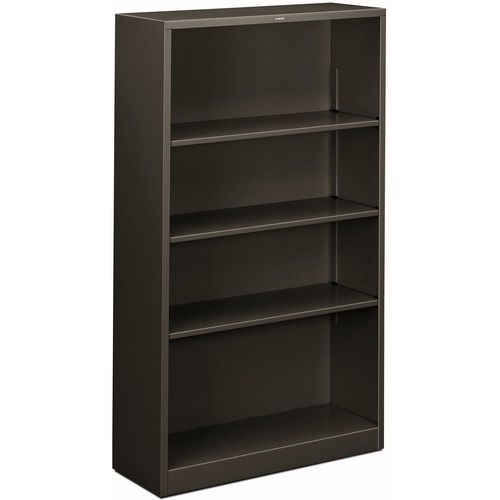 The HON Company 4 Shelf Metal Bookcase,